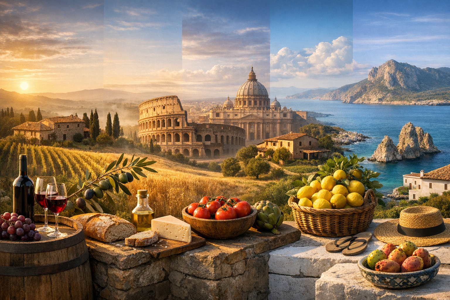 Die 5 besten Agriturismo Oasen von Rom bis Palermo